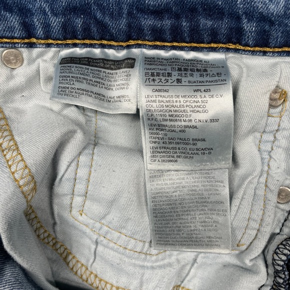 Levi Strauss & Co Mens Jeans 559 W42 L32 Blue Denim Straight Leg Casual - Picture 8 of 12